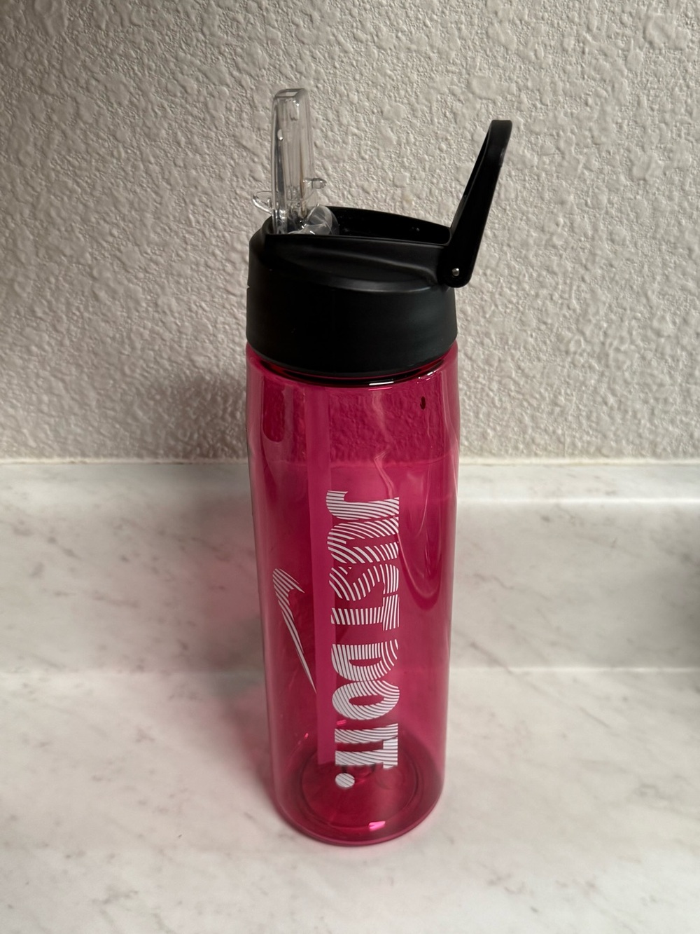 Pink Nike Just Do It Water Bottle 24oz BPA Free Brand New